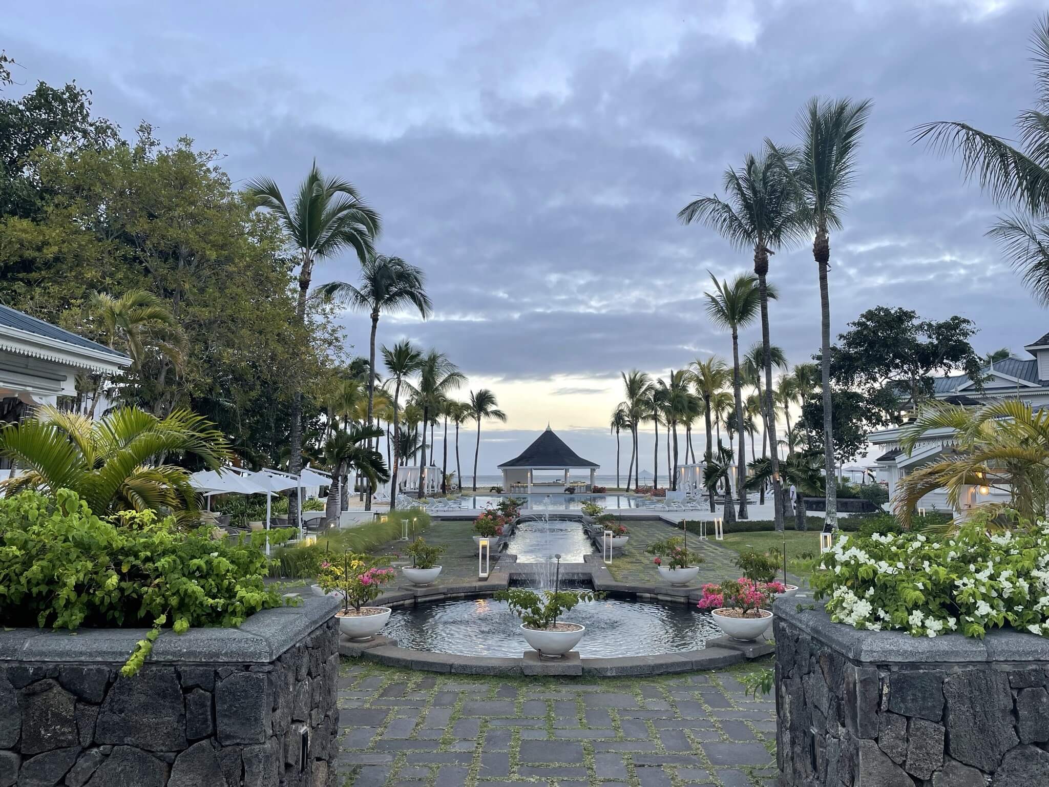 Heritage Le Telfair golf and wellness resort Mauritius entrance