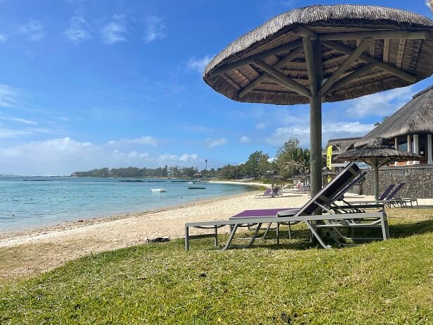 beach at C Mauritius