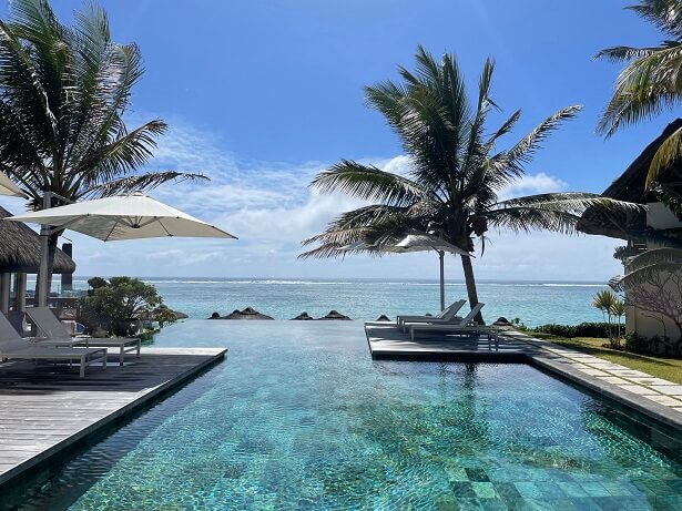 swimming pools at C Mauritius 