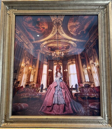a photo painting at The Mayfair Townhouse hotel