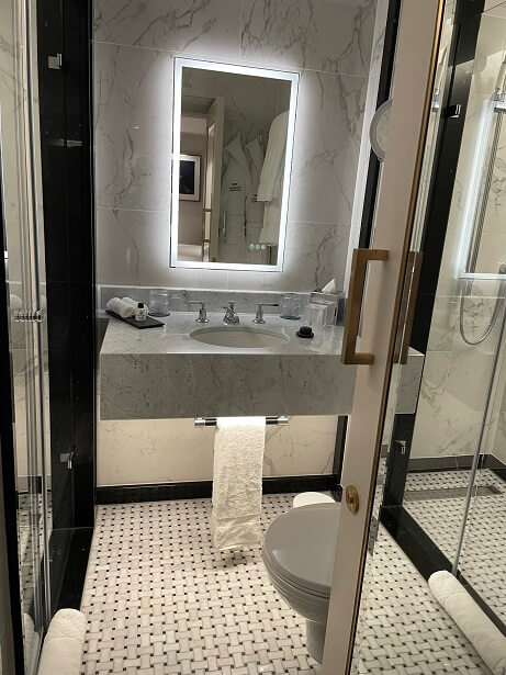 bathroom at The Mayfair Townhouse hotel 