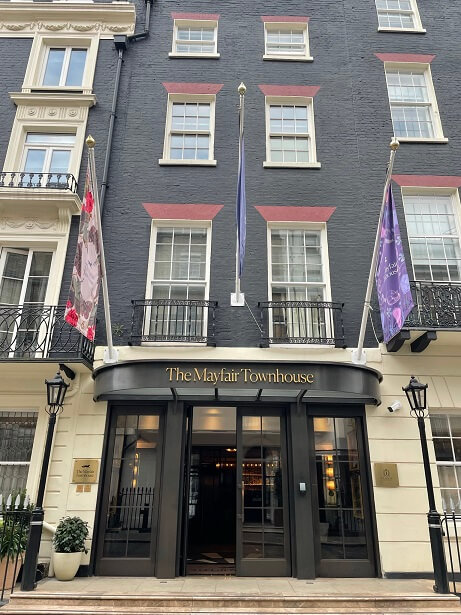 The Mayfair Townhouse hotel entrance