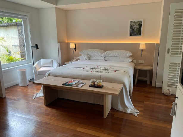 Lux Le Morne Mauritius bedroom