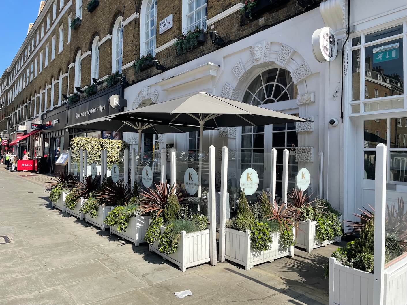 Holmes Hotel London The Kitchen terrace Holmes Hotel London The Kitchen terrace