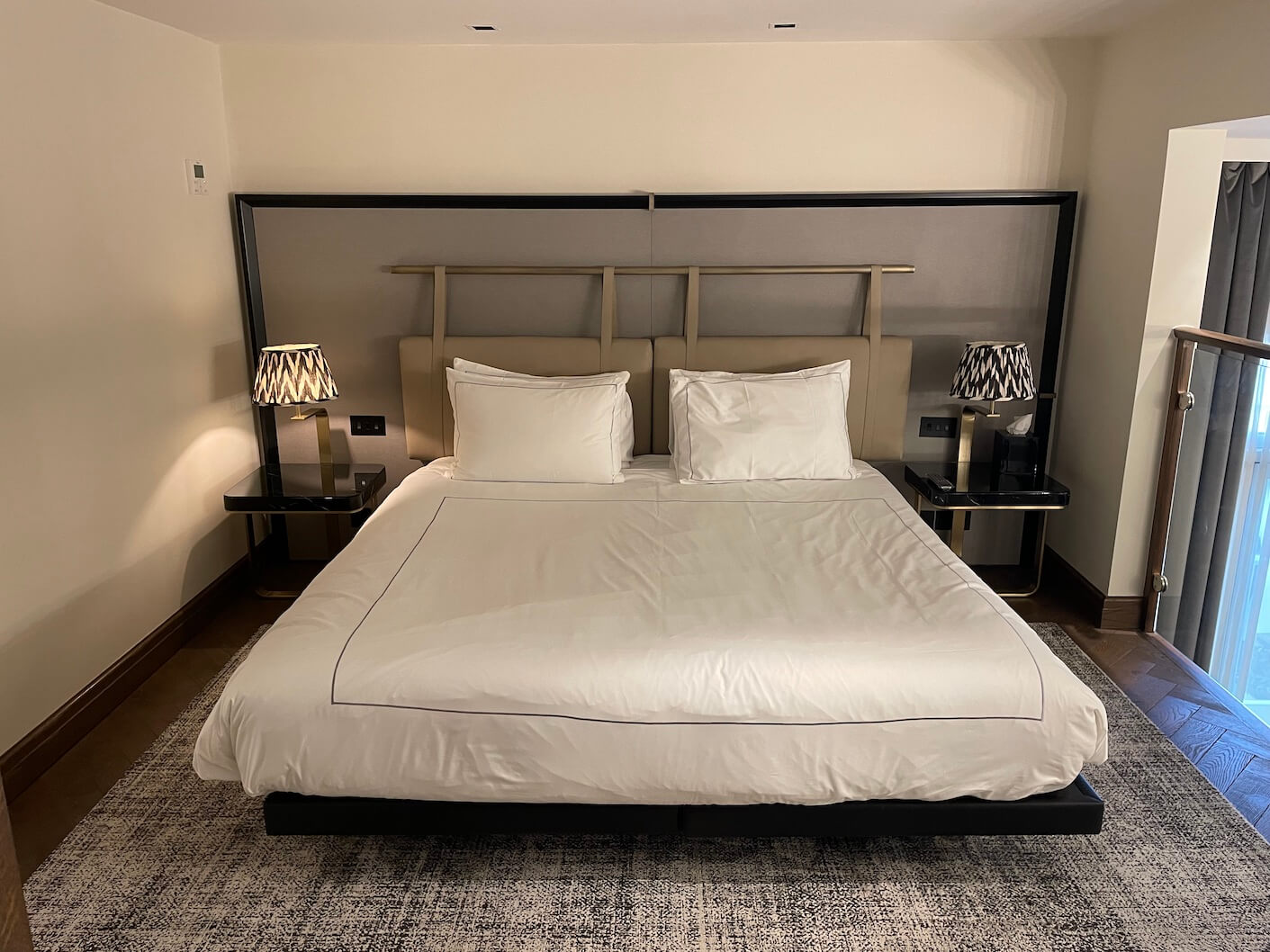 Loft bedroom at Holmes Hotel London Loft bedroom at Holmes Hotel London