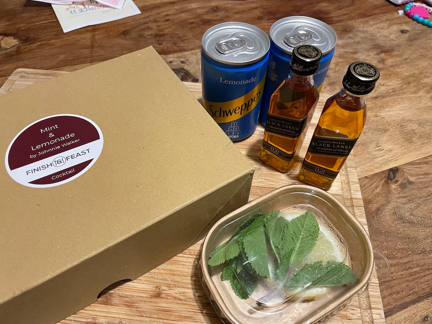 Tom Aikens Finish and Feast restaurant meal kit drink whisky cocktail