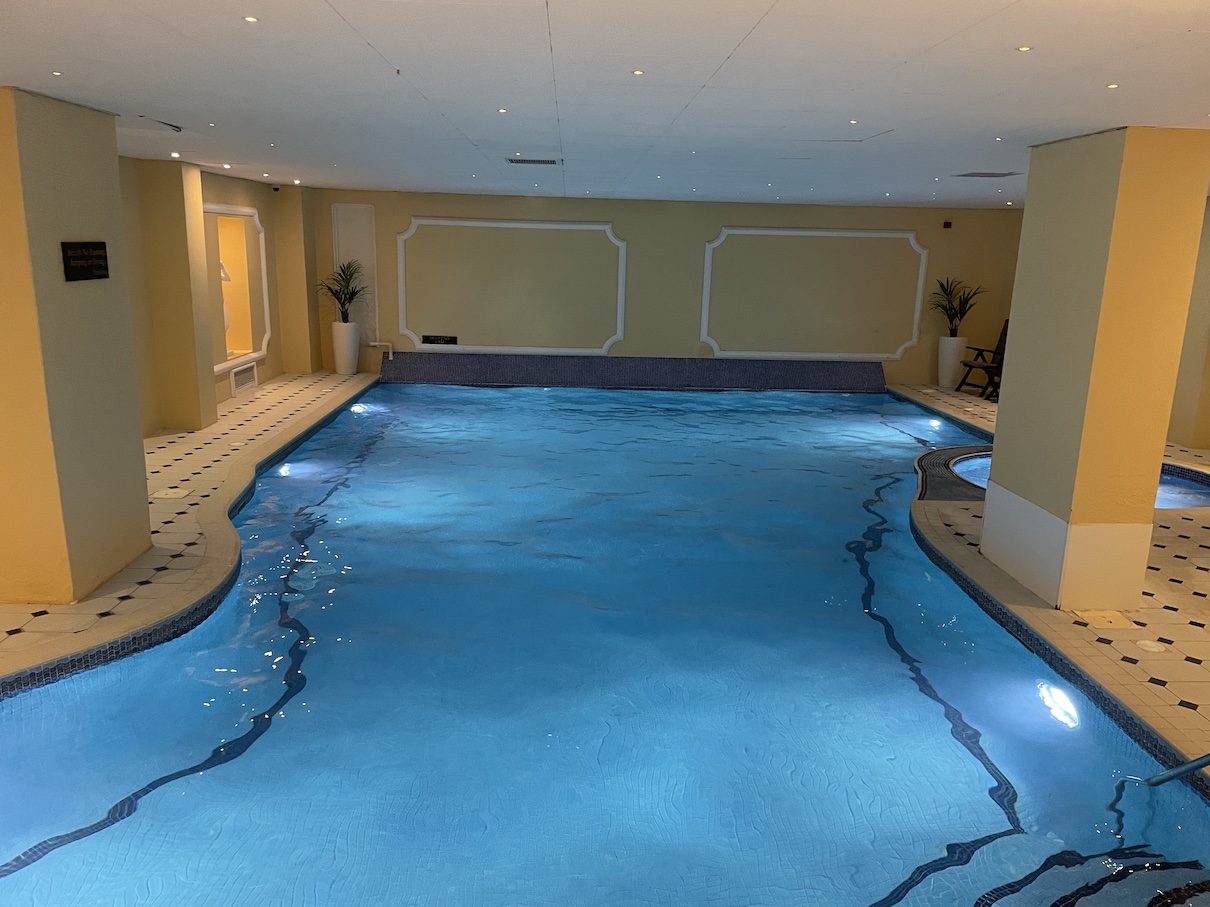 the indoor pool at the Grand Hotel Eastbourne