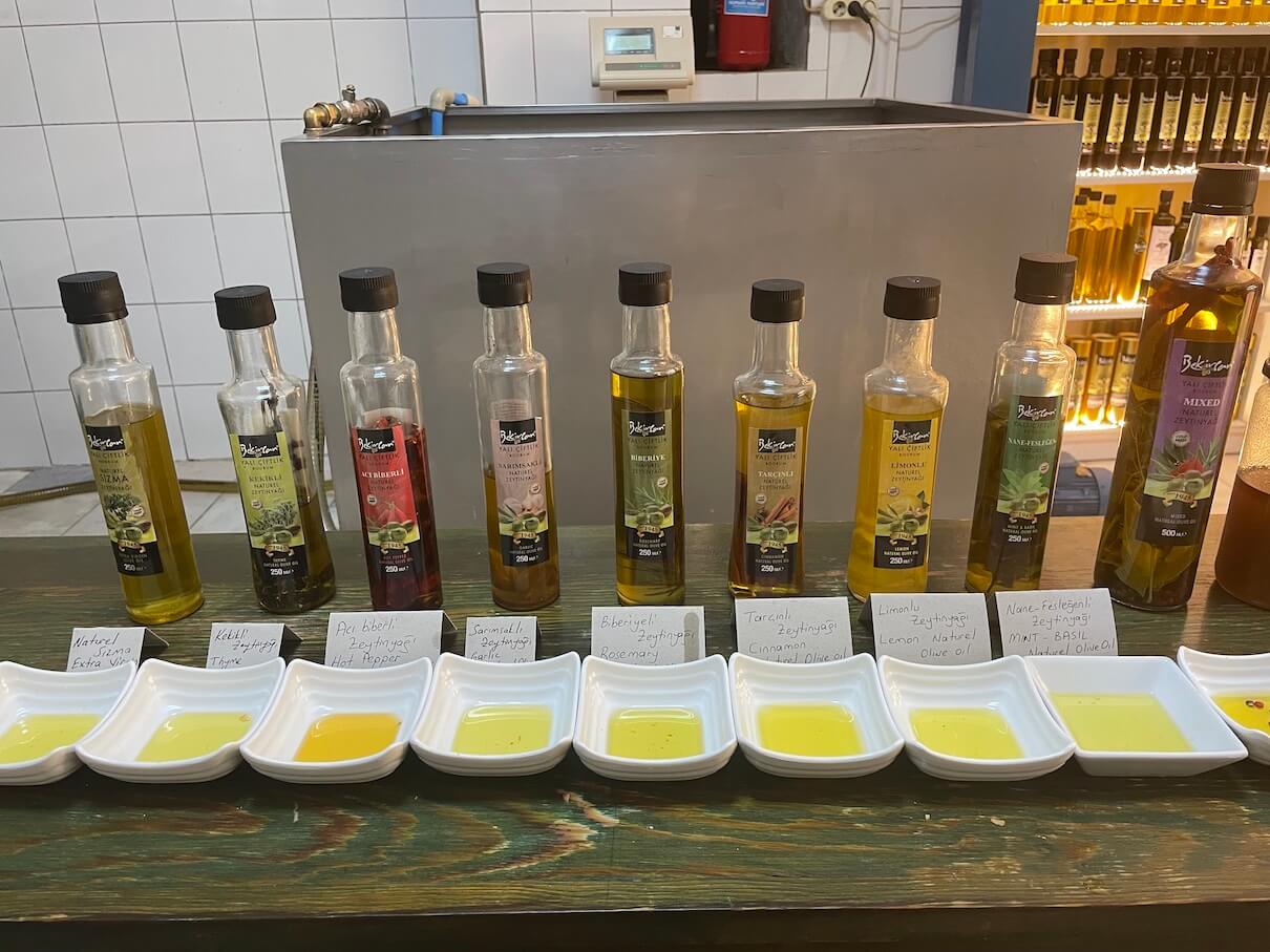 olive oil tasting