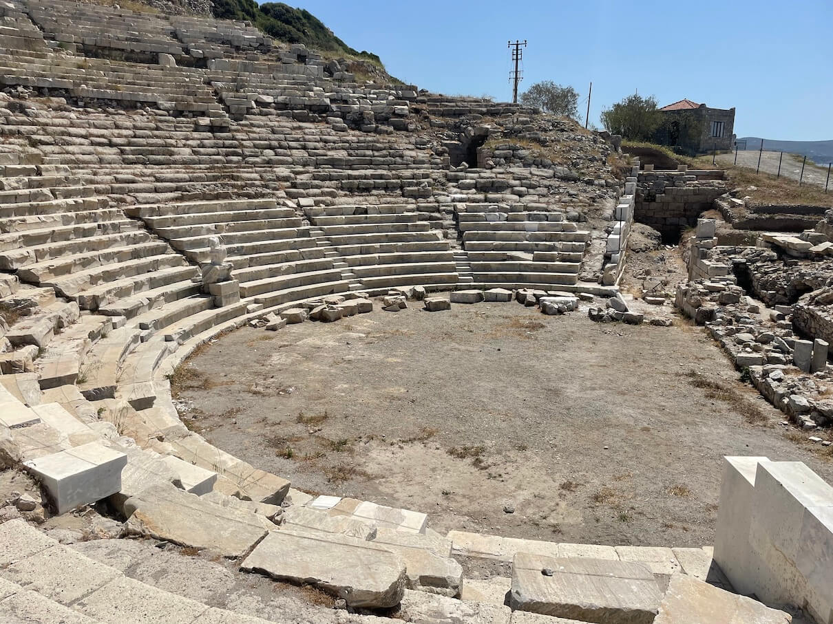 The amphitheatre at at the Ancient Greek city of Knidos
