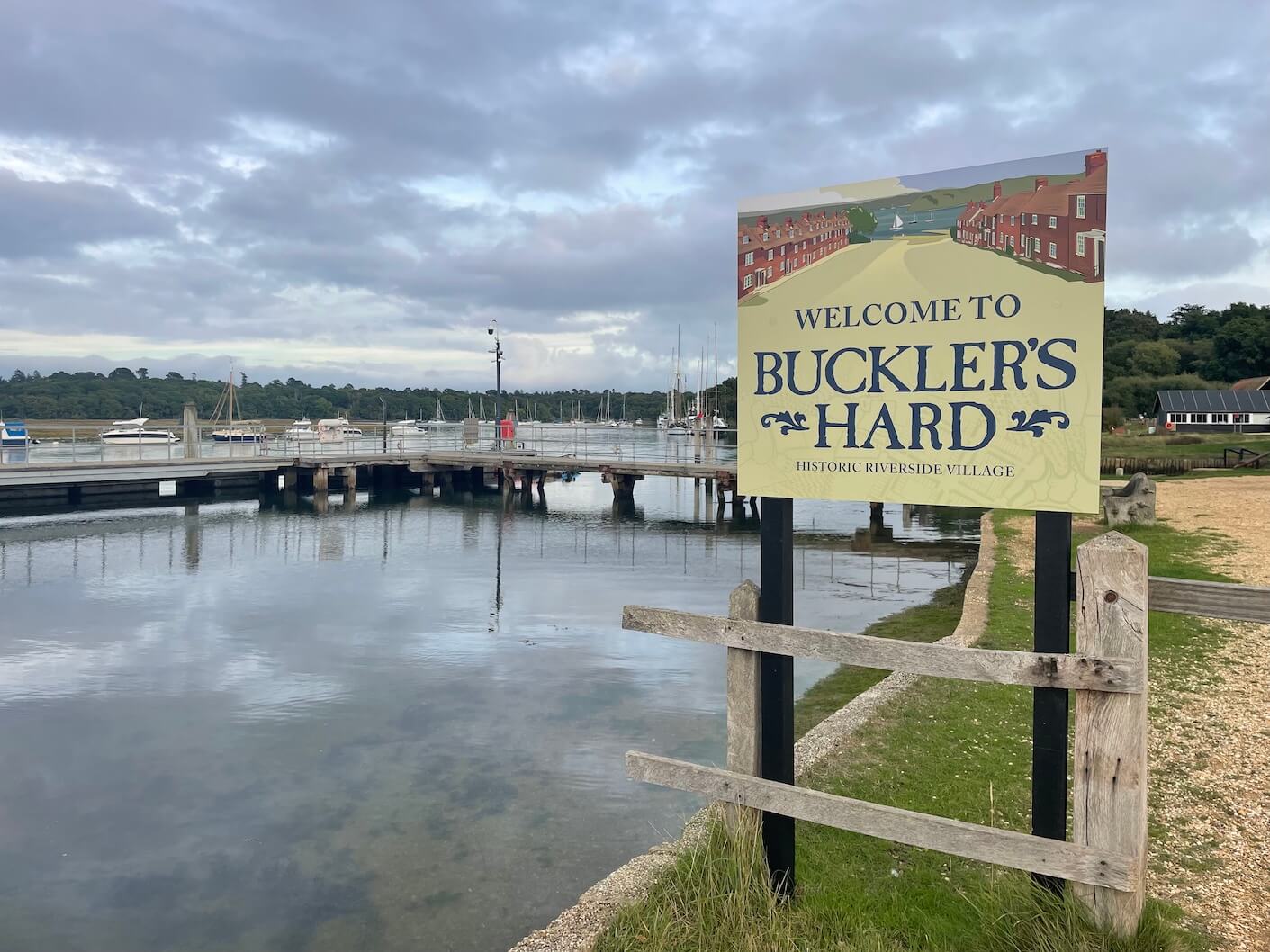 the historic riverside village of Buckler's Hard