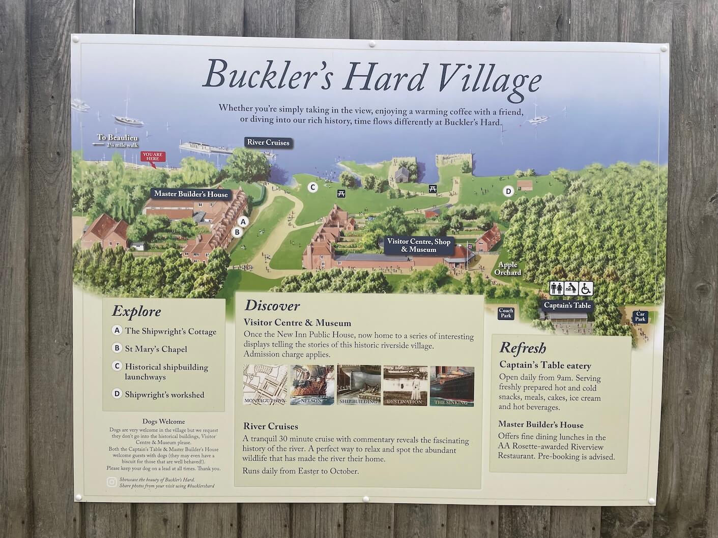 the historic riverside village of Buckler's Hard