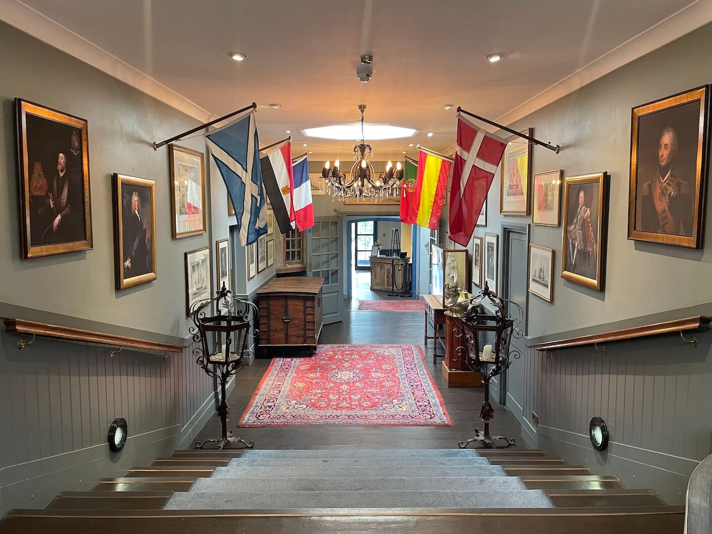 The entrance hall at Master Builders House hotel 