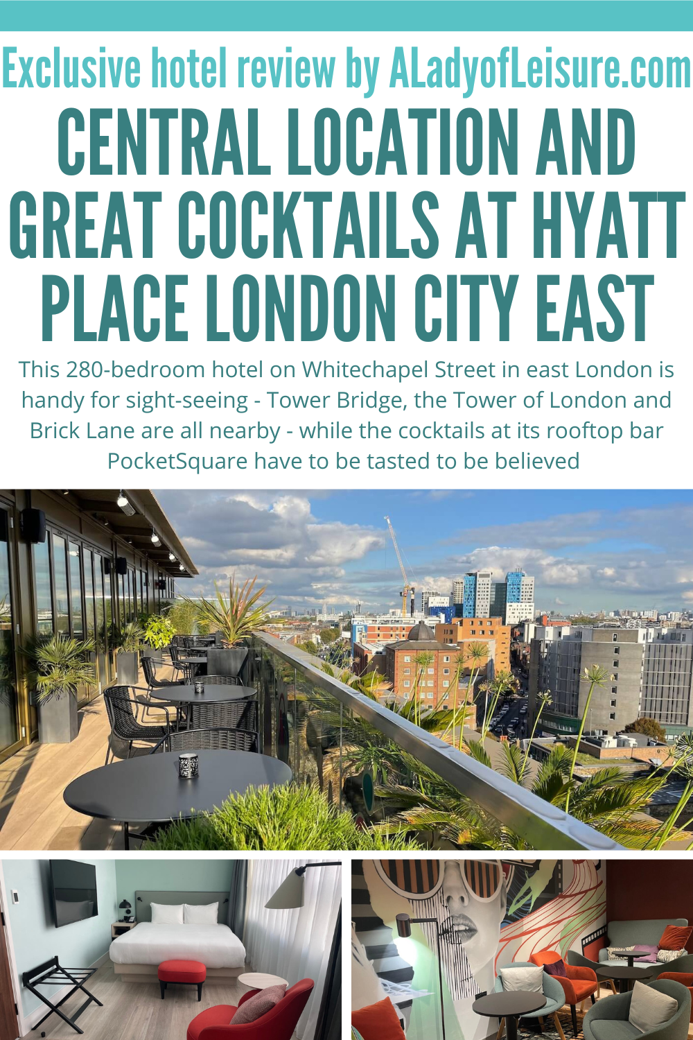 Hyatt Place London City East pinterest pin