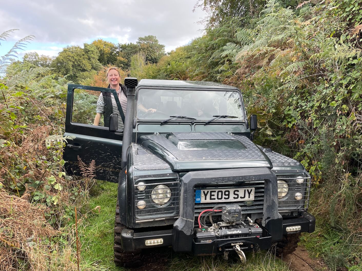 4x4 Landrover driving experience at Bovey Castle
