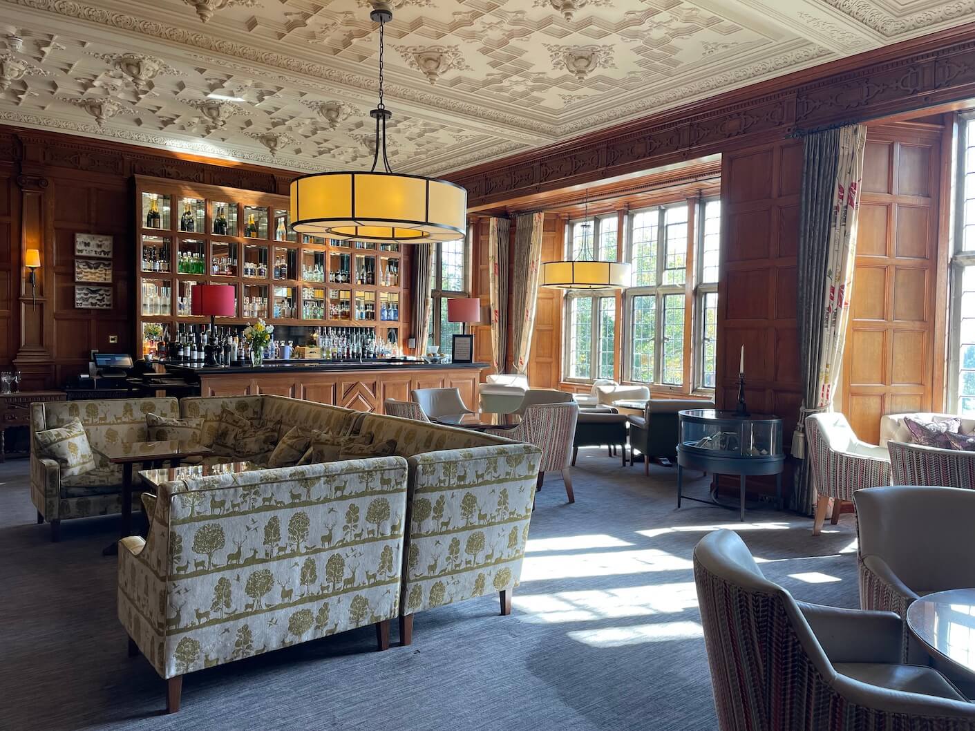 The Lounge Bar at Bovey Castle hotel