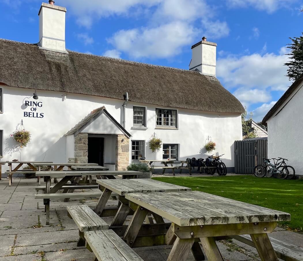 Rings of Bells pub in North Bovey