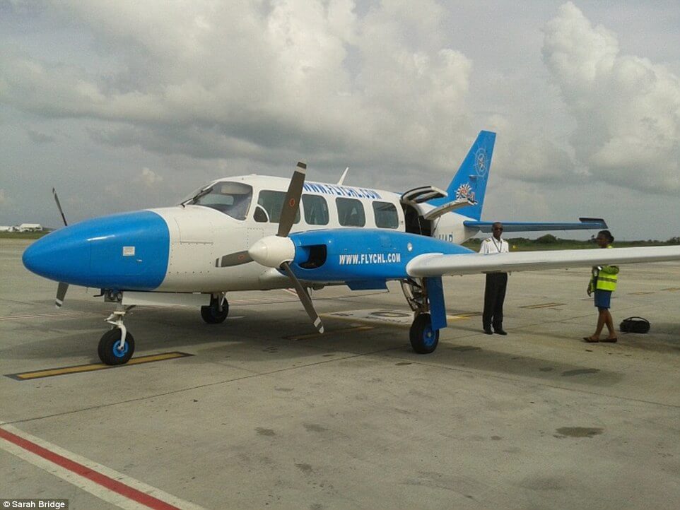 six-seater plane to Nevis