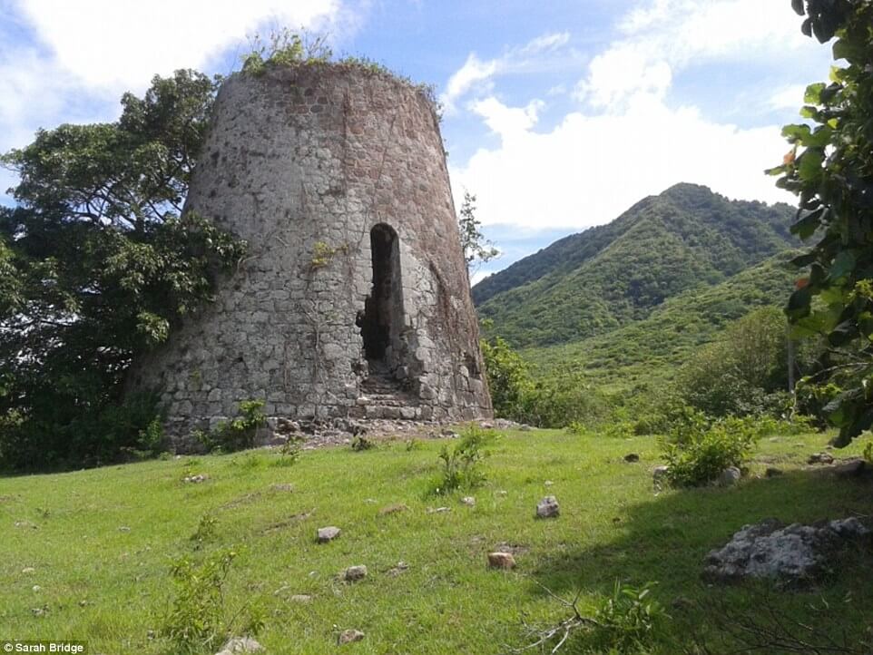 sugar cane mills on Nevis