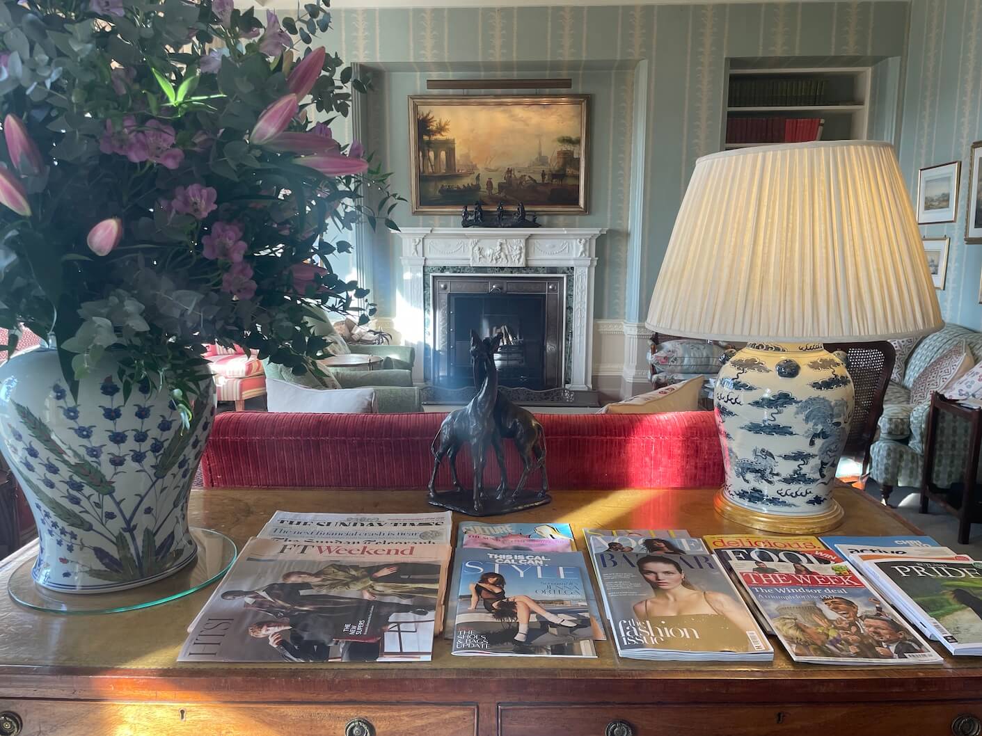 Hambleton Hall hotel lounge Hambleton Hall hotel lounge