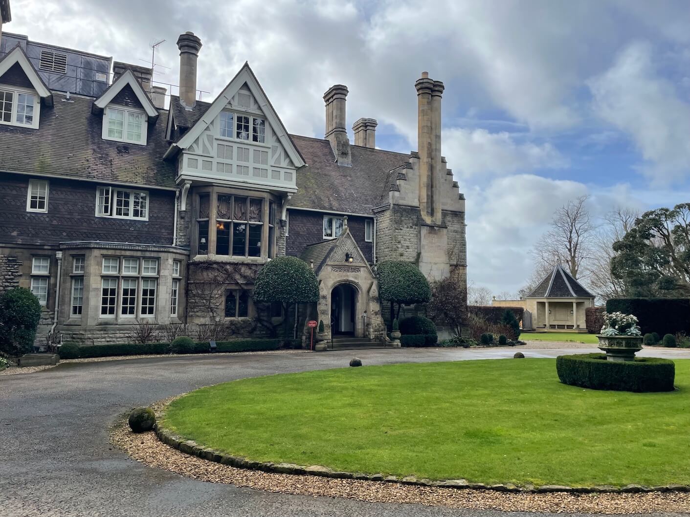 Hambleton Hall entrance