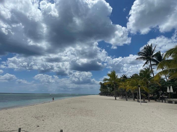 sandy beach at Sugar Beach resort