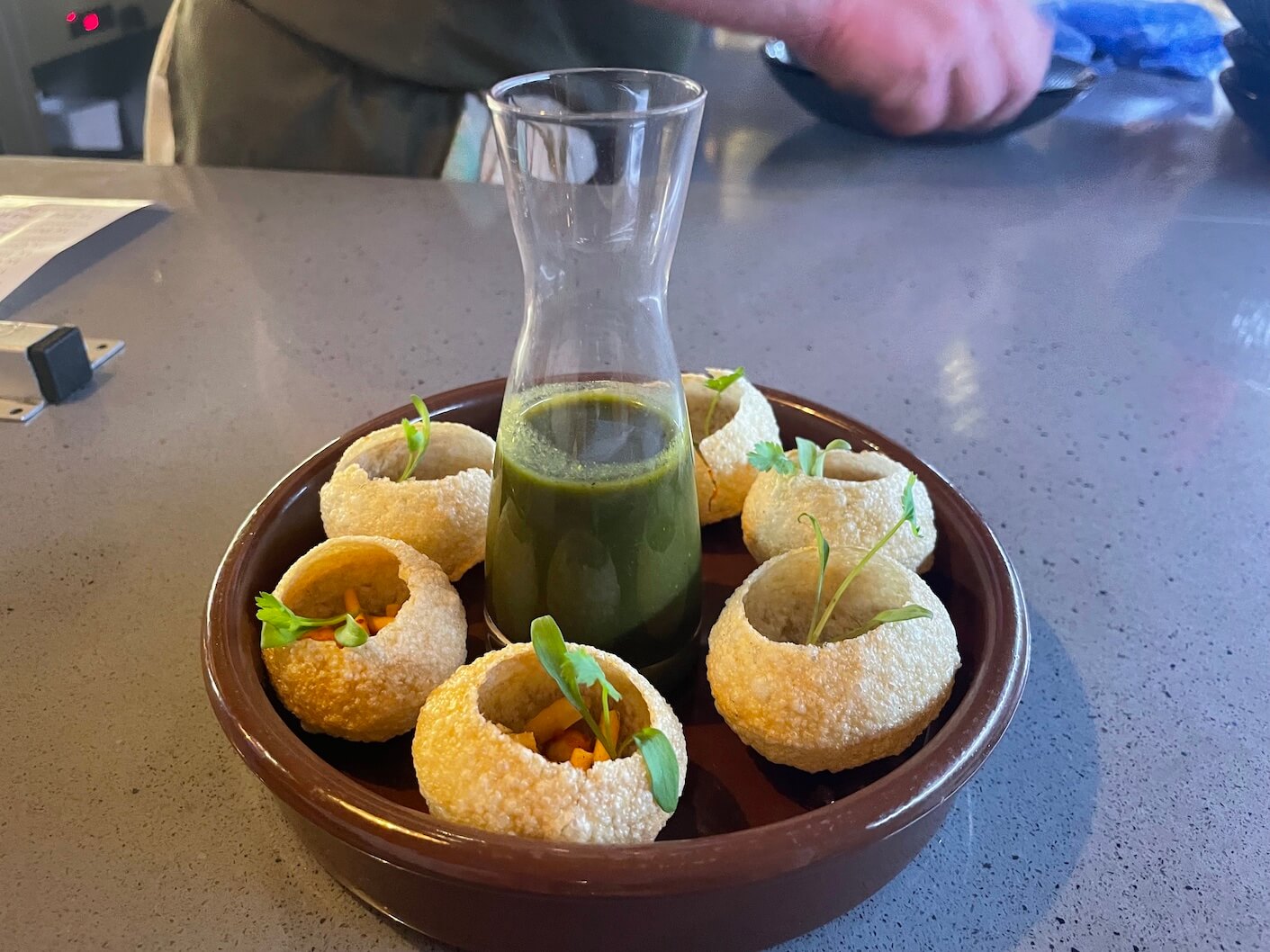  Pani Puri crispy puff balls