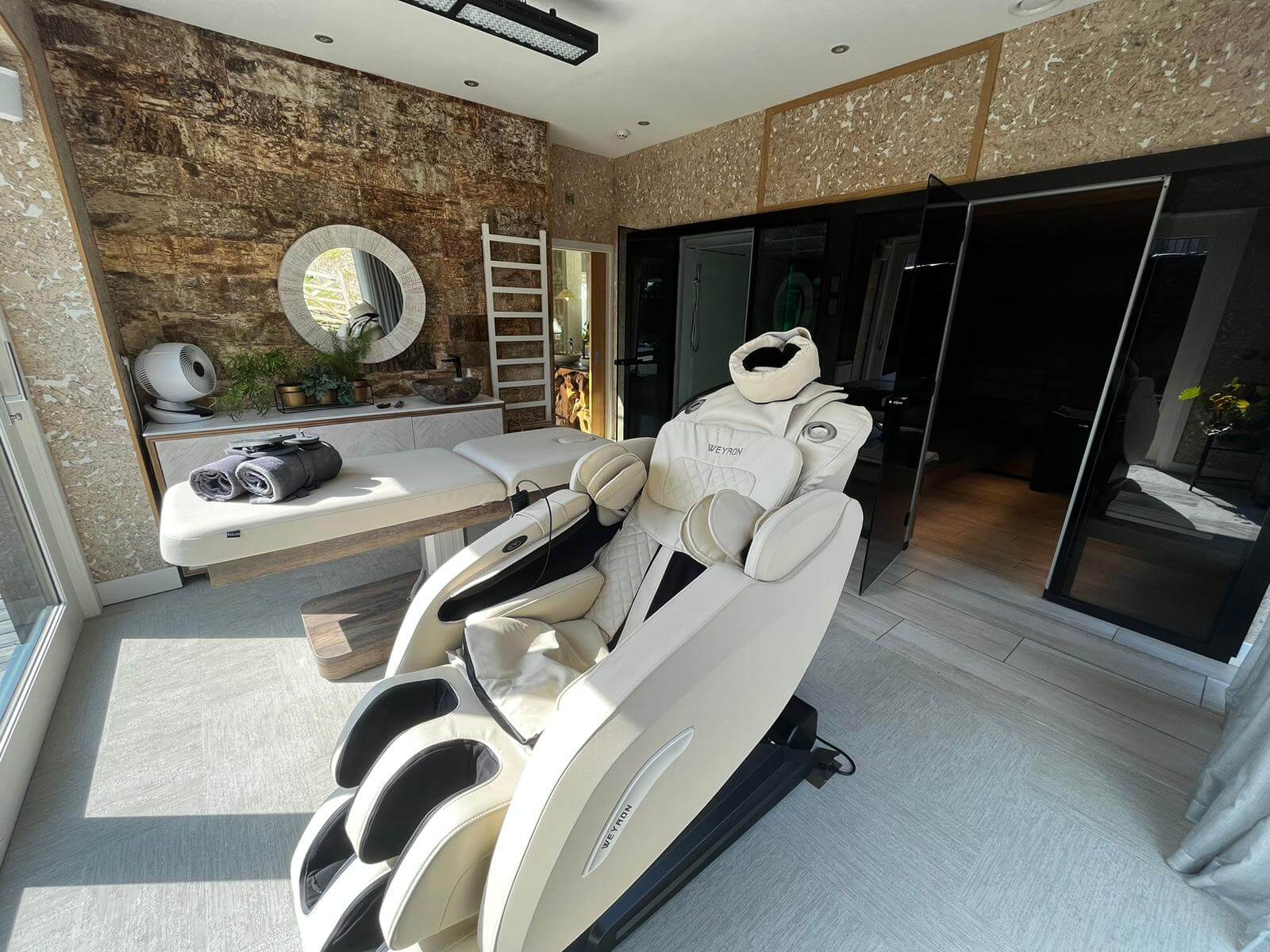 Our Spa Suite had its own treatment room