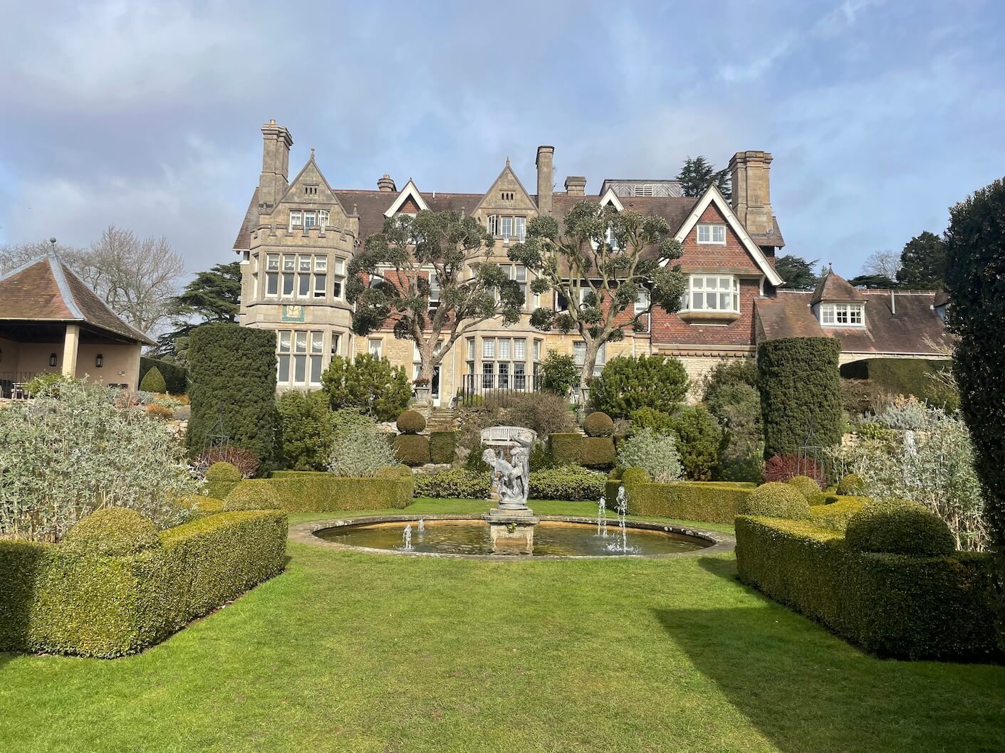 Hambleton Hall hotel gardens