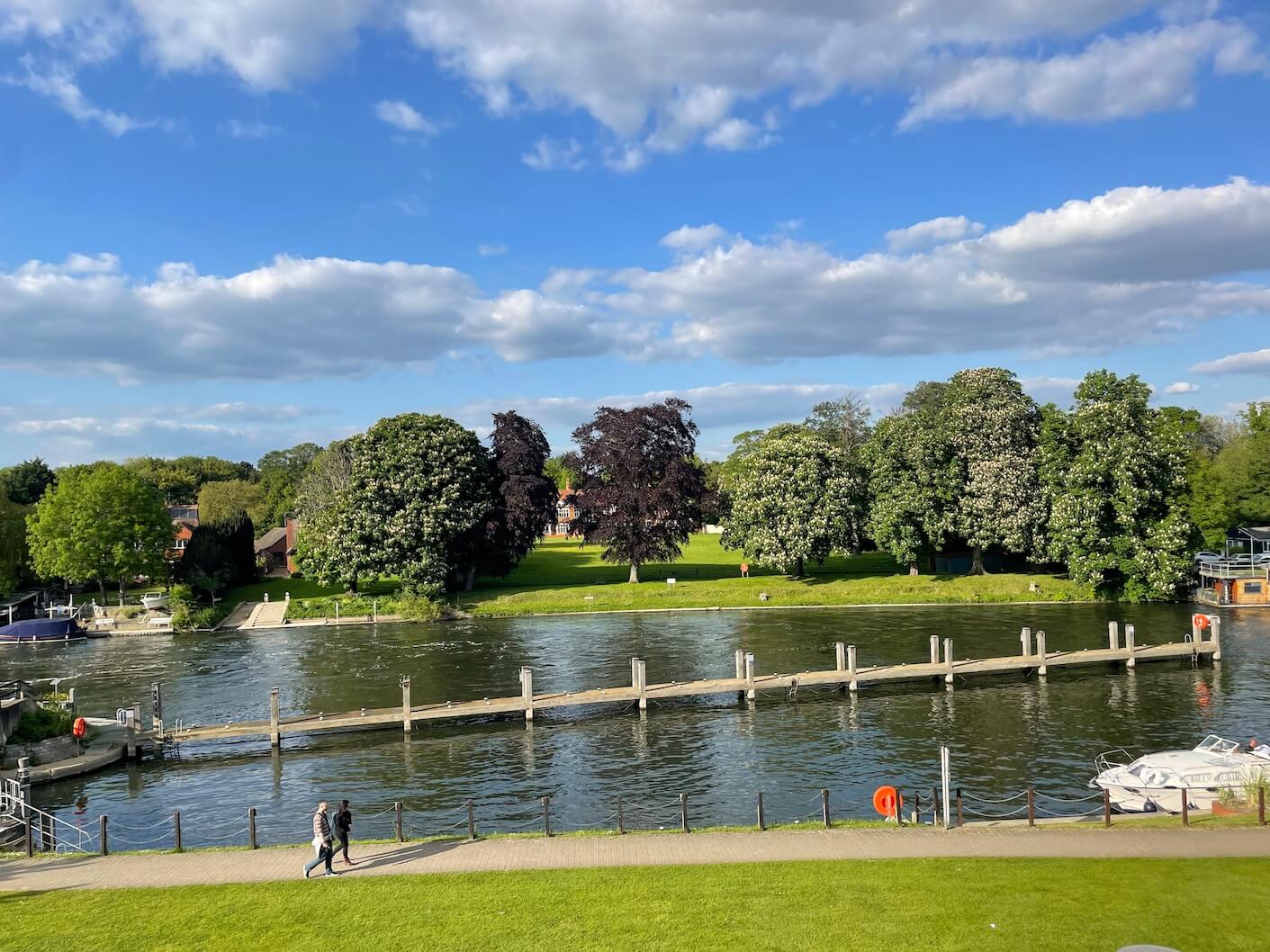 view from Runnymede hotel 