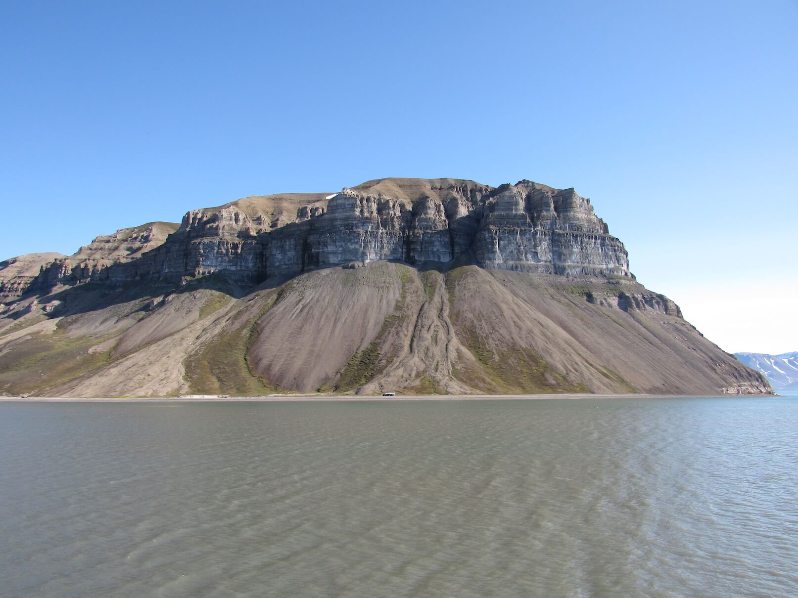  steep sides of the fjords