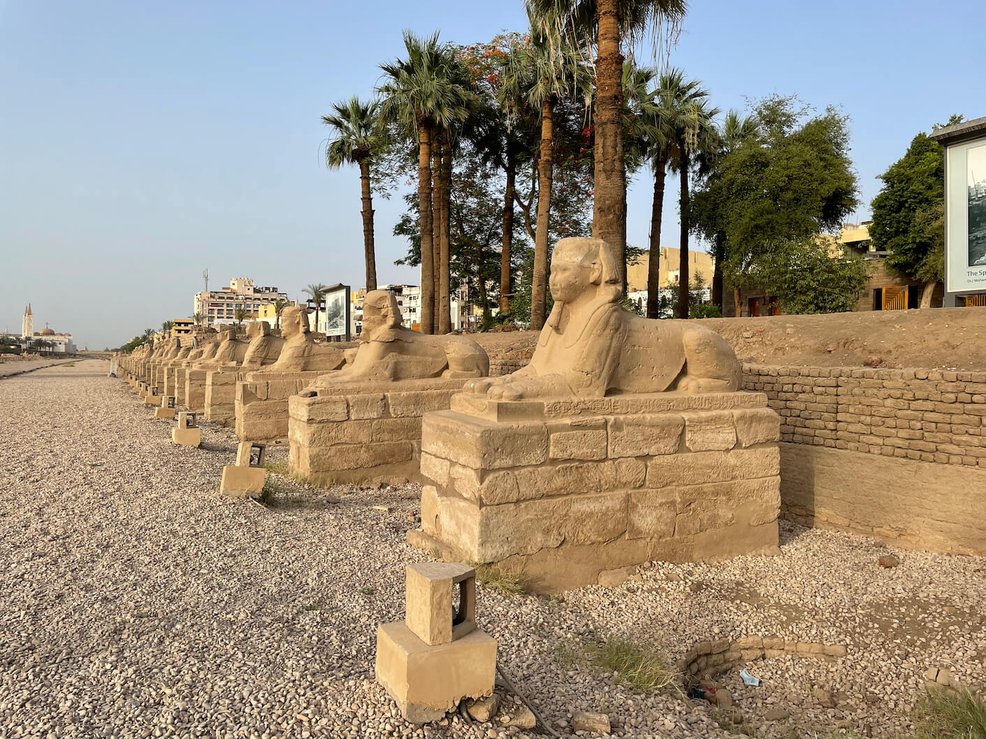 egypt holiday The Avenue of the Sphinx, Luxor