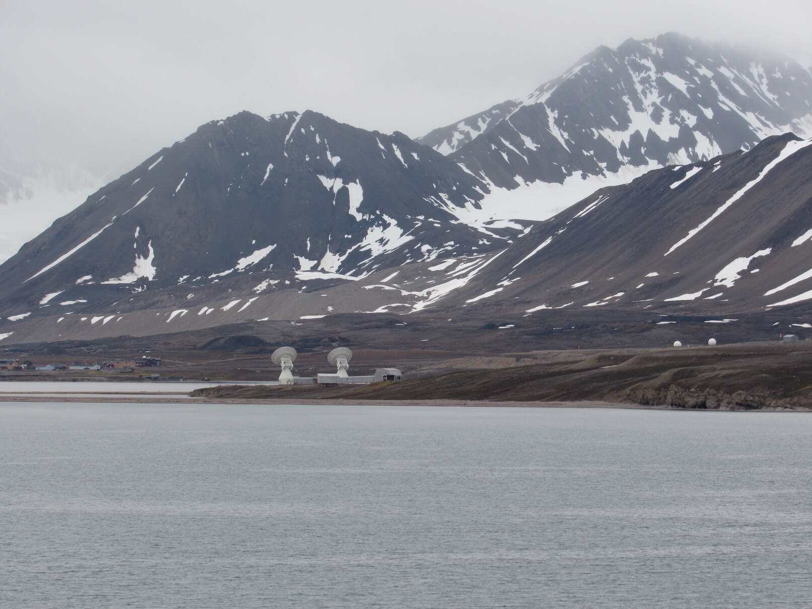 Arriving at Ny-Alesund