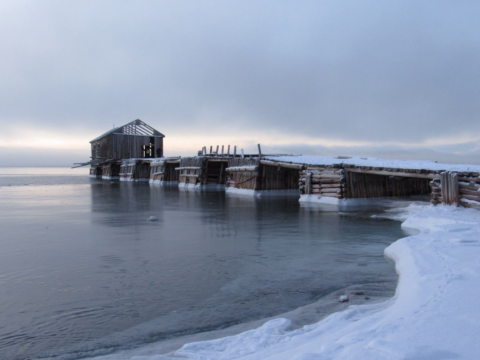 The deserted former mining town of Coles Bay 