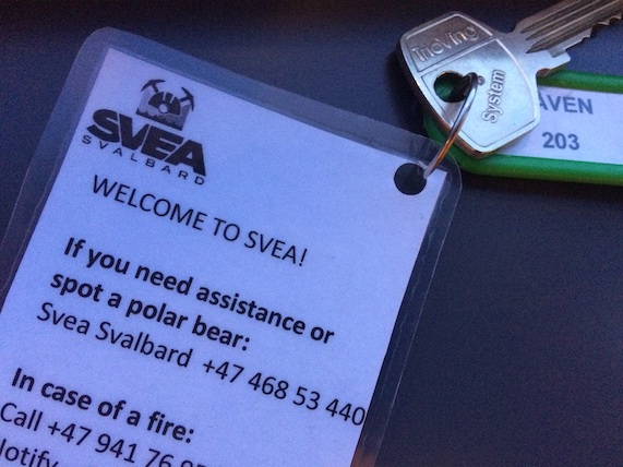My room key at Svea had some useful advice