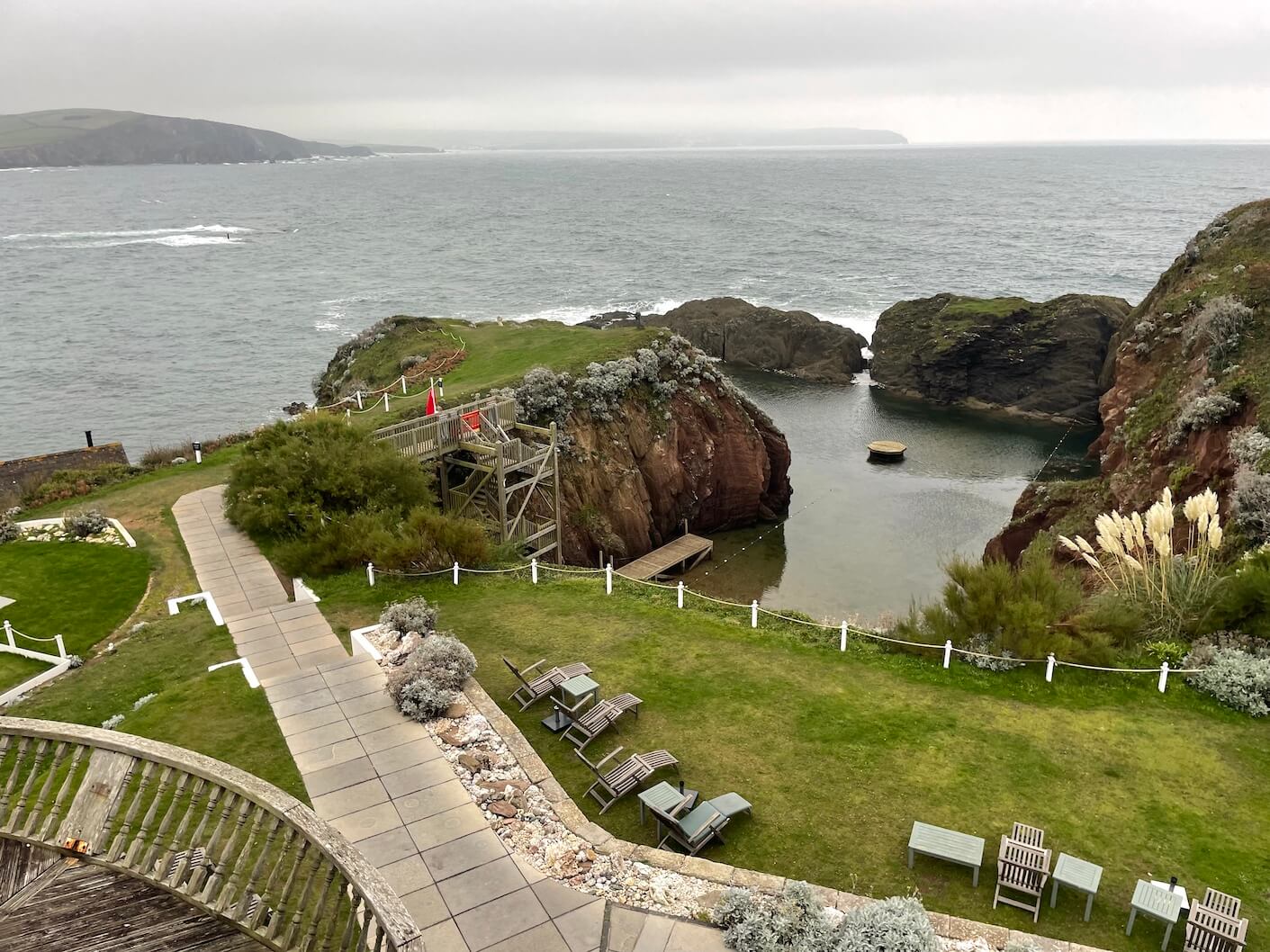 Mermaid pool Burgh Island