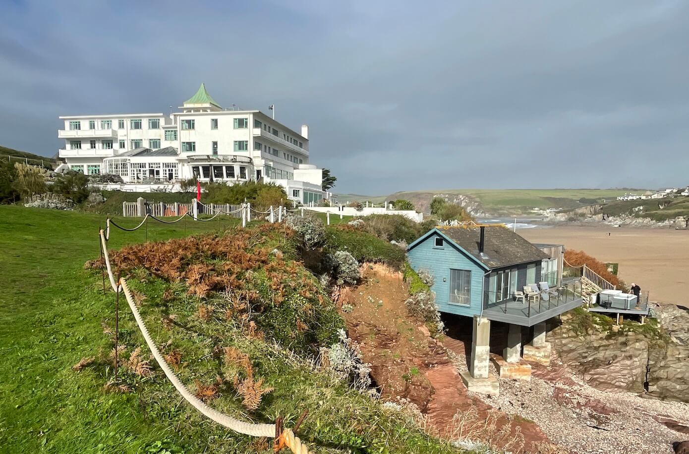 Burgh Island hotel with Agatha Christie's Beach House Burgh Island hotel with Agatha Christie's Beach House