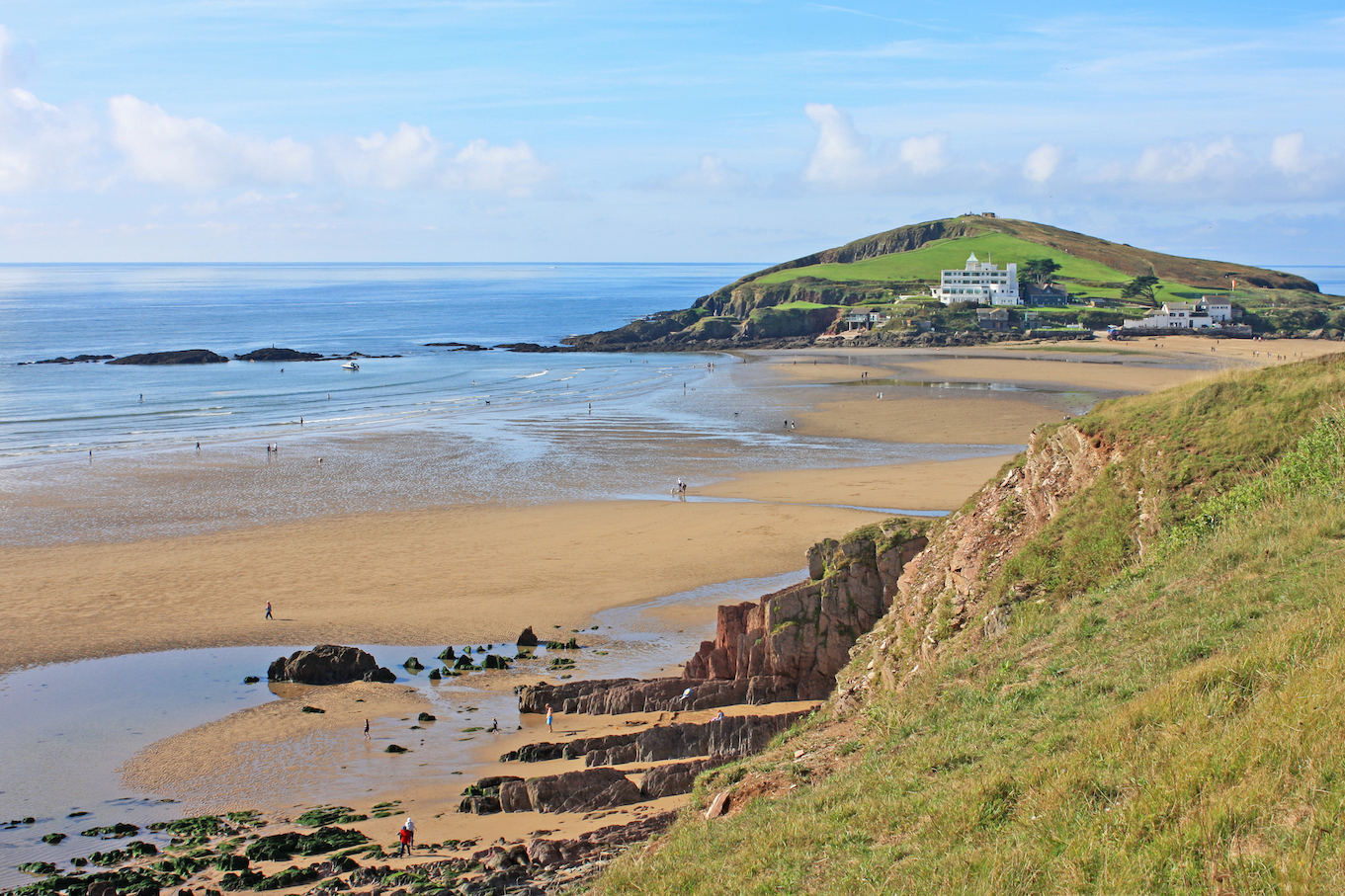 Burgh Island hotel is located on the private Burgh Island Burgh Island hotel is located on the private Burgh Island