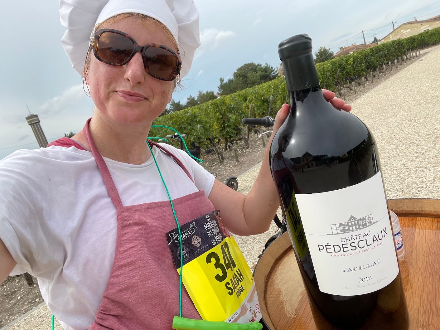 marathon du medoc wine bottle 