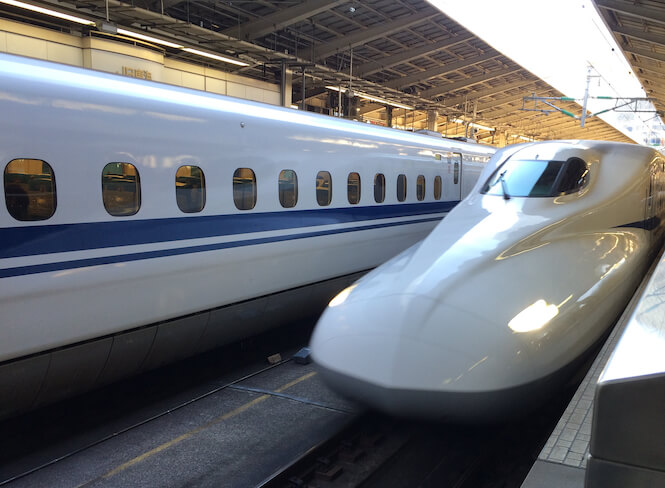 high-speed Shinkashen bullet train is a Japanese icon Shinkanshen bullet train Japan