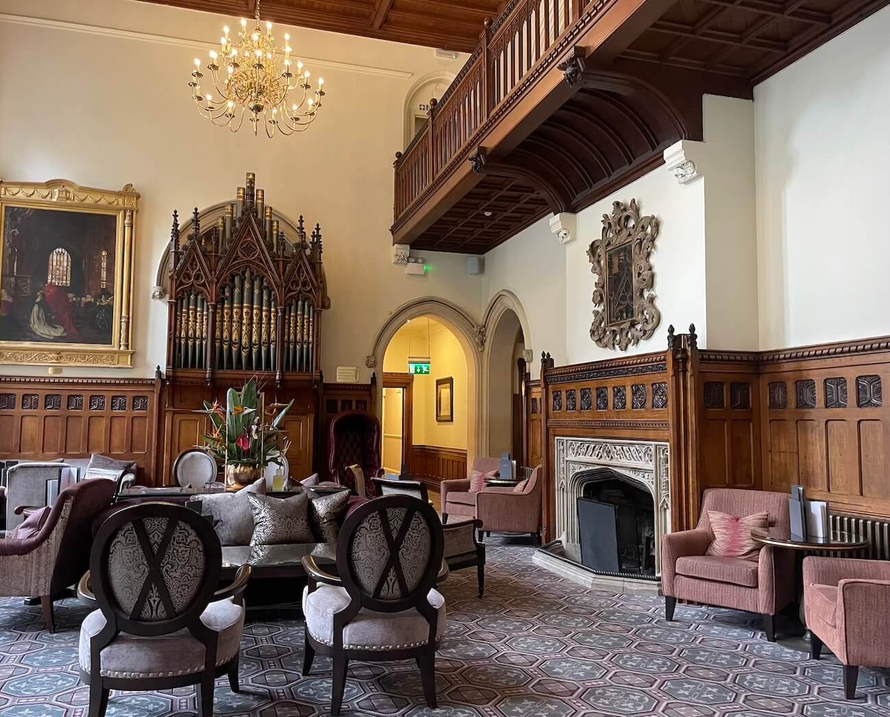 Nutfield Priory's Grand Hall Nutfield Priory's Grand Hall