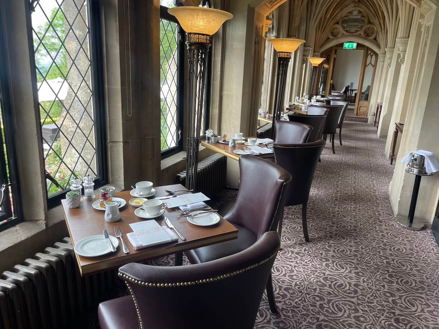 Cloisters is Nutfield Priory's 2 AA Rosette restaurant Cloisters is Nutfield Priory's 2 AA Rosette restaurant