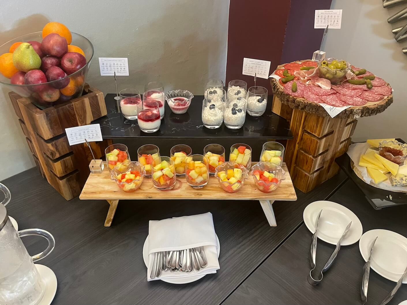 breakfast buffet at Nutfield Priory breakfast buffet at Nutfield Priory