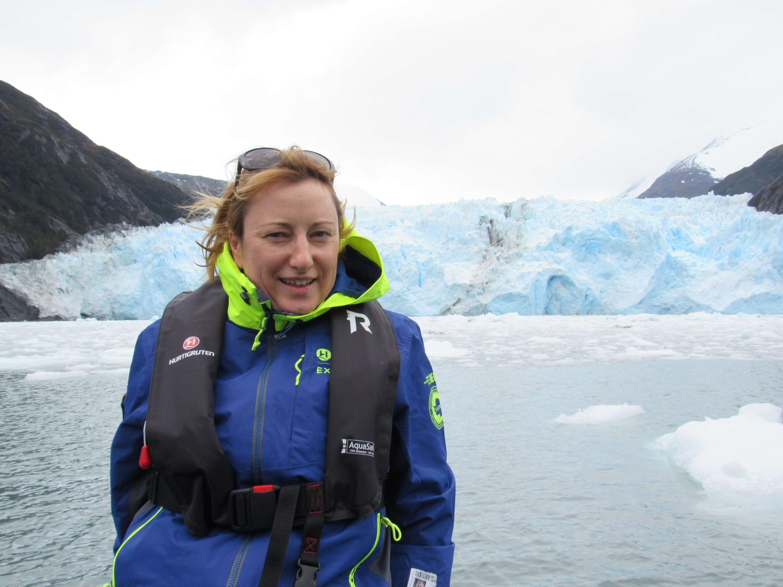the Garibaldi glacier in southern Chile