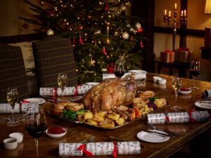 Christmas lunch is essential in any Christmas hotel break